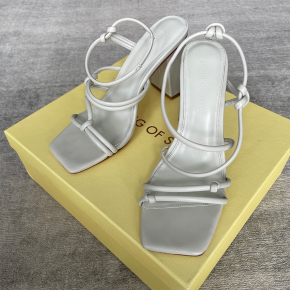 Song Of Style Noelle Heel in Ivory - Picture 3 of 11